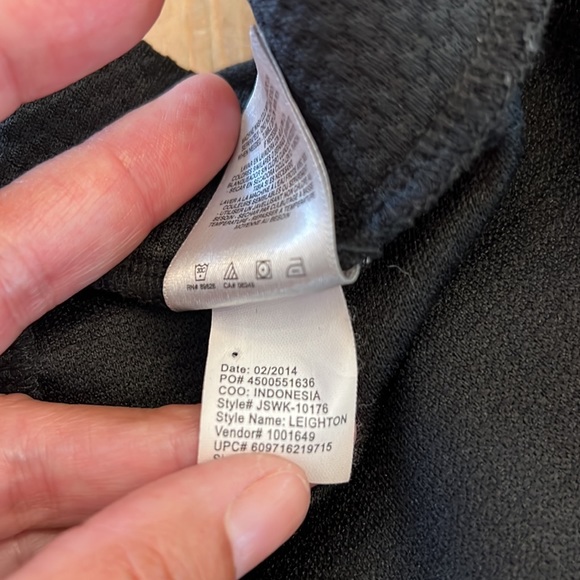 Jessica Simpson Black Leighton Fit & Flare Ruffle Mini Skirt - Picture 8 of 8